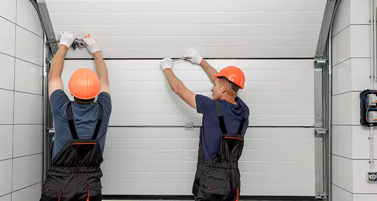 Garage Door Bottom Panel Repair in Pittsburg, CA