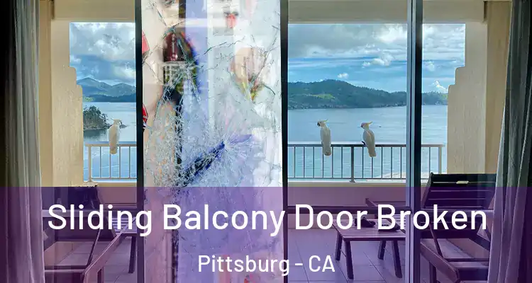  Sliding Balcony Door Broken Pittsburg - CA